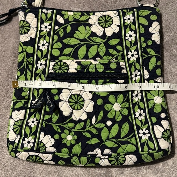 Vera Bradley -Navy Green White -Floral Nightingale -Crossbody Shoulder Bag Purse - Picture 15 of 16
